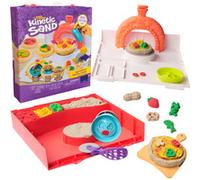Kinetic Sand, Set di Gioco Squish Pizza, con 452 g di Sabbia e 5 Attrezzi, Giocattoli per Bambini e Bambine, 5+ Anni