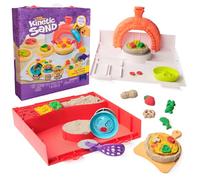 Kinetic Sand, Set di Gioco Squish Pizza, con 452 g di Sabbia e 5 Attrezzi, Giocattoli per Bambini e Bambine, 5+ Anni