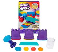 Kinetic Sabbia Arcobaleno Colore Mix Set & Accessori Con 3 Colori - Spin Master