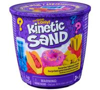 Kinetic Sand - Snack Surprise con 113 g di Sabbia Colorata e Due Accessori per Gioco di Ruolo a Sorpresa per Il Gioco di Sabbia Indoor, per Bambini dai 3 Anni in su