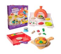 Kinetic Sand, Set di Gioco Squish Pizza, con 452 g di Sabbia e 5 Attrezzi, Giocattoli per Bambini e Bambine, 5+ Anni