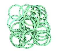 KINETICS LINE Guarnizione Piatta in Fibra 1 1/2 Pollice (44.5 x 36 x 2 mm) 25 Pezzi Impianti Sanitari, Riscaldamento, Aria Condizionata, Caldaia, Rubinetto, Pompa (fino a 180°C)