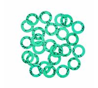 KINETICS LINE Guarnizione Piatta in Fibra 1/2 Pollice (18.5 x 11 x 2 mm) 25 Pezzi per Impianti Sanitari, Riscaldamento, Aria Condizionata, Caldaia, Rubinetto, Pompa (fino a 180°C)