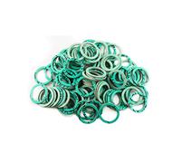 KINETICS LINE Guarnizione Piatta in Fibra 1 Pollice Normale (30 x 24 x 2 mm) 100 Pezzi per Impianti Sanitari, Riscaldamento, Aria Condizionata, Caldaia, Rubinetto, Pompa (fino a 180°C)