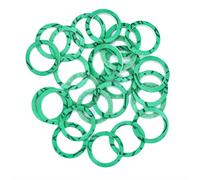 KINETICS LINE Guarnizione Piatta in Fibra 3/4 Pollice Normale (24 x 18 x 2 mm) 25 Pezzi per Impianti Sanitari, Riscaldamento, Aria Condizionata, Caldaia, Rubinetto, Pompa (fino a 180°C)