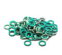 KINETICS LINE Guarnizione Piatta in Fibra 3/4 Pollice Speciale (24 x 16 x 3 mm) 100 Pezzi per Impianti Sanitari, Riscaldamento, Aria Condizionata, Caldaia, Rubinetto, Pompa (fino a 180°C)