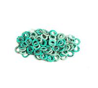KINETICS LINE Guarnizione Piatta in Fibra 3/8 Pollice (14.5 x 9 x 2 mm) 100 Pezzi per Impianti Sanitari, Riscaldamento, Aria Condizionata, Caldaia, Rubinetto, Pompa (fino a 180°C)