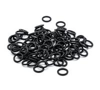 KINETICS LINE Guarnizioni O-Ring (12.10 x 2.70 mm) 100 Pezzi NBR 70 Shore Set di O-Ring - ID Ø: 12.10 x SPESSORE Ø 2.70 mm Anelli di Tenuta in Gomma per Vari Usi (da -30°C a 125°C)