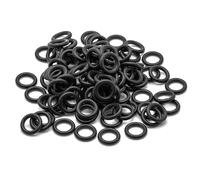 KINETICS LINE Guarnizioni O-Ring (6.40 x 1.90 mm) 100 Pezzi NBR 70 Shore Set di O-Ring - ID Ø: 6.40 x SPESSORE Ø 1.90 mm Anelli di Tenuta in Gomma per Vari Usi (da -30°C a 125°C)