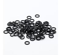 KINETICS LINE Guarnizioni O-Ring (7.20 x 1.90 mm) 100 Pezzi NBR 70 Shore Set di O-Ring - ID Ø: 7.20 x SPESSORE Ø 1.90 mm Anelli di Tenuta in Gomma per Vari Usi (da -30°C a 125°C)