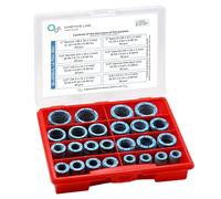 KINETICS LINE Set di 320 Guarnizioni Piatte (3/8 Pollice a 1 Pollice) Guarnizioni per Impianti Gas, Condizionamento, Solare, Sanitario, Rinforzate con Fibre Aramidiche Kevlar® (Fino a 350°C)