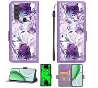 Kinetijy Custodia Comaptibile per Cat S75 Case Custodia Cover Supporto Premium in PU[con Pellicola Protettiva HD con durezza 9H] [Blocco RFID][Effetto Luminoso Scuro] LPT-ZSH