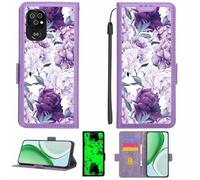 Kinetijy Custodia Comaptibile per Doro 8200 Plus Case Custodia Cover Supporto Premium in PU[con Pellicola Protettiva HD con durezza 9H] [Blocco RFID][Effetto Luminoso Scuro] LPT-ZSH