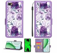 Kinetijy Custodia Comaptibile per Logicom Le Prime Case Custodia Cover Supporto Premium in PU[con Pellicola Protettiva HD con durezza 9H] [Blocco RFID][Effetto Luminoso Scuro] LPT-ZSH