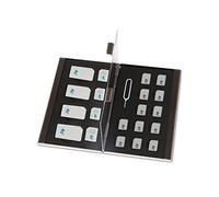 King anti-shock impermeabile argento in acciaio inossidabile di alta qualità di flash memory card case Holder B204