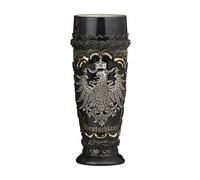 King Boccale da Birra tedesco con lo stemma della Germania di stagno nero 0,5 litri KI 155-SZA 0,5L Deutschland