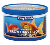 King British Goldfish Galleggiante Cibo Bastoncini Completo Freddo Acqua Pesce