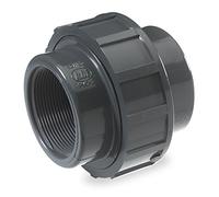 King Brothers Inc. U-1000-T 1-Inch Threaded PVC Schedule 80 Union, Gray by King Brothers Inc.