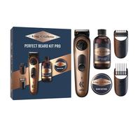 King C Gillette Beard Trimmer PRO Set Regalo per Uomo Regolabarba e Detergente