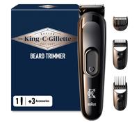 King C Gillette Kit Regolabarba Uomo 1 Testina 3 Pettini Regolatori 1 Spazzolina