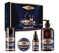 King C. Gillette Kit Viaggio per la Cura Perfetta della Barba degli Uomini