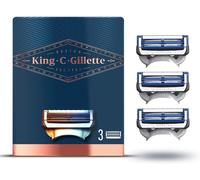 King C Gillette Lamette per Rasoio di Sicurezza Confezione da 3 Ricambi con