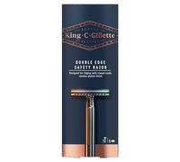 King C. Gillette Rasoio di sicurezza a doppio bordo per uomo, Rasoi Gillette da uomo, 5 lame di rasoio a doppio bordo rivestite in platino, rasoi di sicurezza per uomini, rasoi da uomo per rasatura,