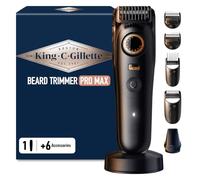 King C. Gillette Rasoio Elettrico Barba Pro Max con Accessori