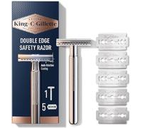 King C. Gillette Safety Razor for Men - 5 Blades