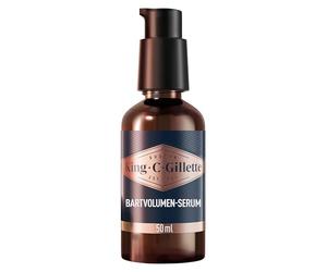 King C. Gillette Siero volume barba per uomini, barba più piena e più densa in 14 giorni, con il caratteristico profumo di King C. Gillette, 50 ml