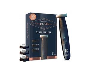 King C. Gillette Style Master - Trimmer per il viso senza fili da uomo con lama 4D