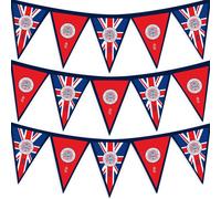 King Charles Coronation - Ufficiale Royal Distintivo - 3M Tessuto Bandierine