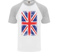 King Charles Coronation Union Jack Flag Gran Bretagna Uomo S/S Baseball T-Shirt