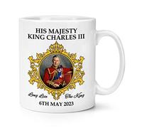 King Charles III 2022 - Tazza da 283,5 ml, regalo commemorativo Sua Maestà