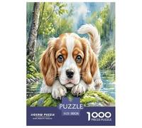 KING CHARLES SPANIEL 1000 Pezzi Small Animal Dogs Puzzle Giocattoli Gioco Di Abilità Per Decorazione Della Famiglia Romantico Regalo Per 38x26cm/1000pcs