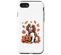 King Charles Spaniel Amante Zucca Autunno Autunno Ringraziamento Custodia per iPhone SE (2020) / 7/8