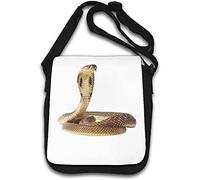 King Cobra African Snake Borsa a tracolla Bianco