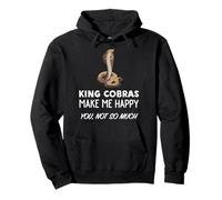 King Cobra Lover Design | King Cobra Mi Rende Felice Felpa con Cappuccio