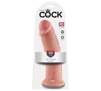 Re Cazzo King 10 - Dildo Realistico con Ventosa e Testicoli (25 cm) - Color Carne