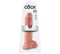 King Cock King Cock di 27,5 cm - Dildo con Testicoli color Carne