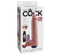 Dildo Realistico Eiaculante King Cock 11 (28cm) - Naturale