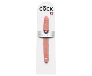 King Cock 12 Slim - dildo doppio realistico (31 cm, color carne)