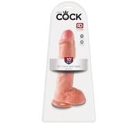 King Cock 25.4 cm dildo di carne con palle