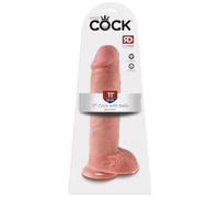 King Cock 28 cm Dildo carne con palle
