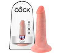 KING COCK - DILDO CON SFERE 14 CM - CARNE