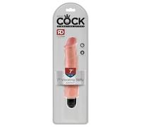 Regal Cock 7 Turgido - vibratore realistico impermeabile (18cm) - naturale