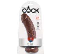 King Cock 8 dildo (20 cm) - marrone