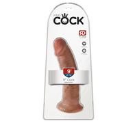 KING COCK - PENE REALISTICO 21.7 CM CARAMEL
