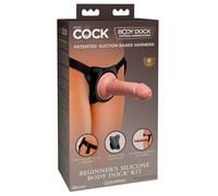 Pipedream King Cock Elite Beginners Silicone Body Dock Kit
