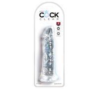 KING COCK - PENE REALISTICO CHIARO 19.7 CM TRASPARENTE